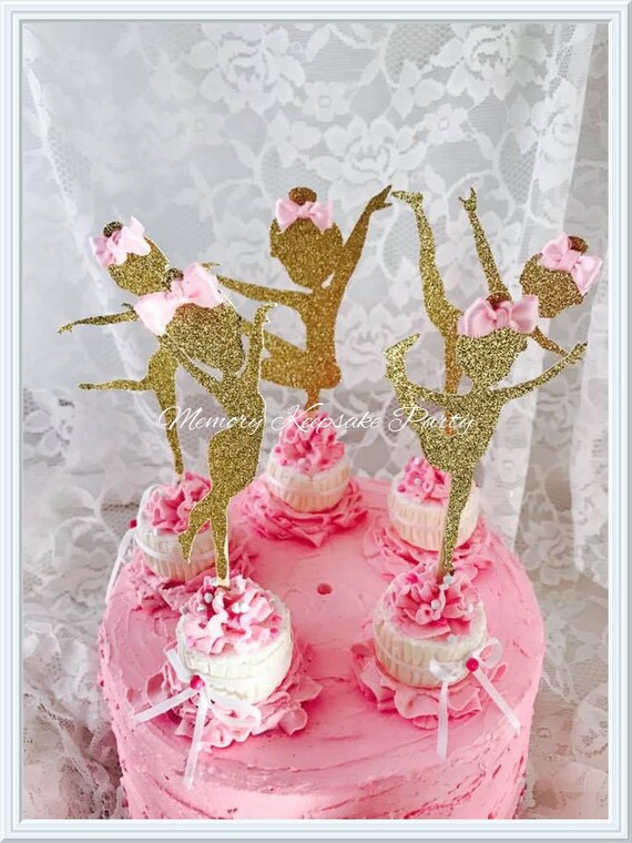Gymnastics Cupcake Toppers Gymnastics Party Decorations Etsy