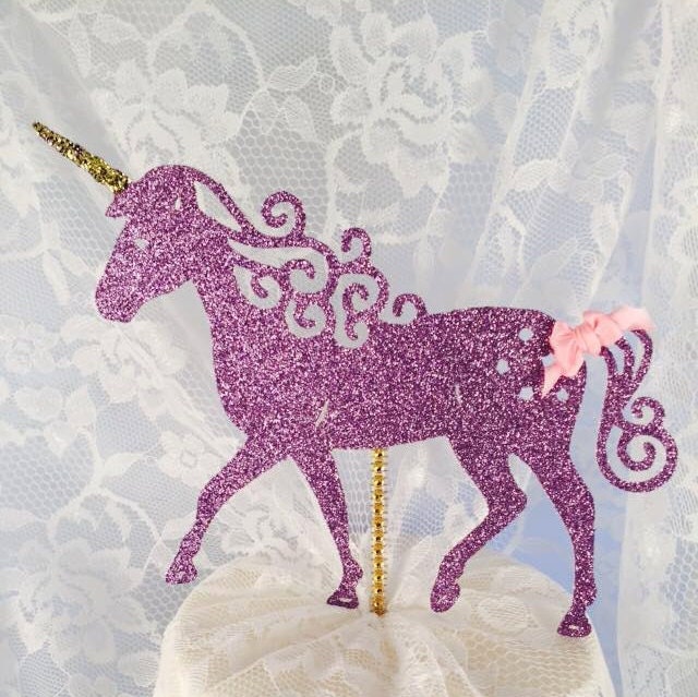 unicorn cake topper unicorn party decorations unicorn etsy