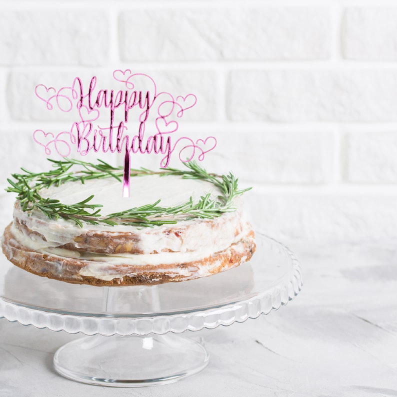 40th Birthday Party Birthday Party Supplies Adult 50th Birthday Decorations Birthday Cake Topper For Women Happy Birthday Cake Topper