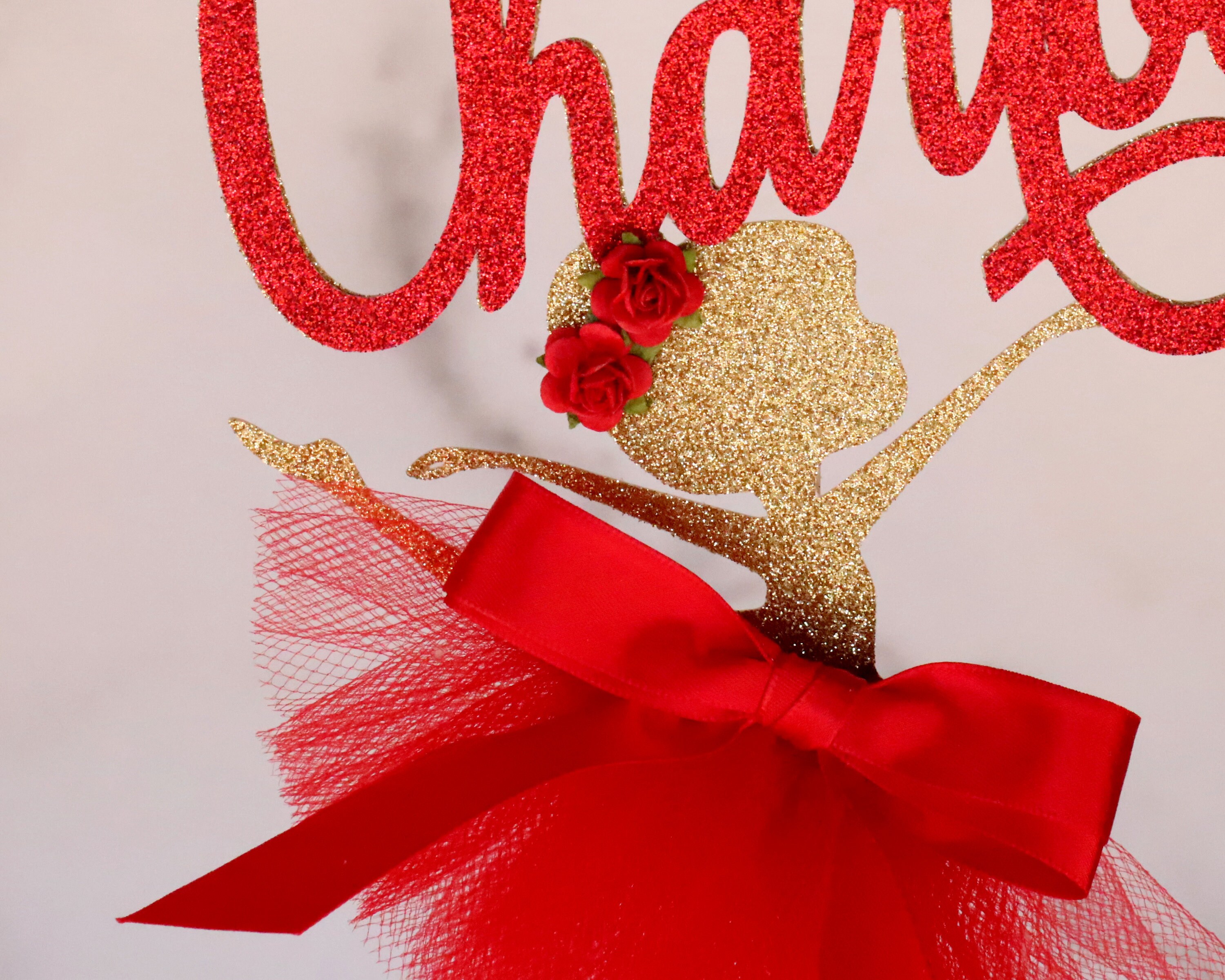 Ballerina Cake Topper Ballerina Party Decorations Etsy