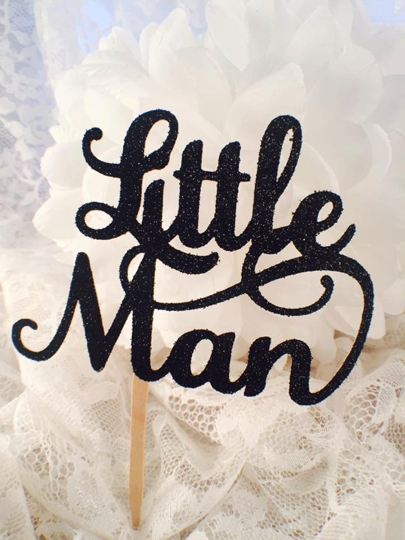 little-man-cupcake-toppers-little-man-birthday-party-etsy