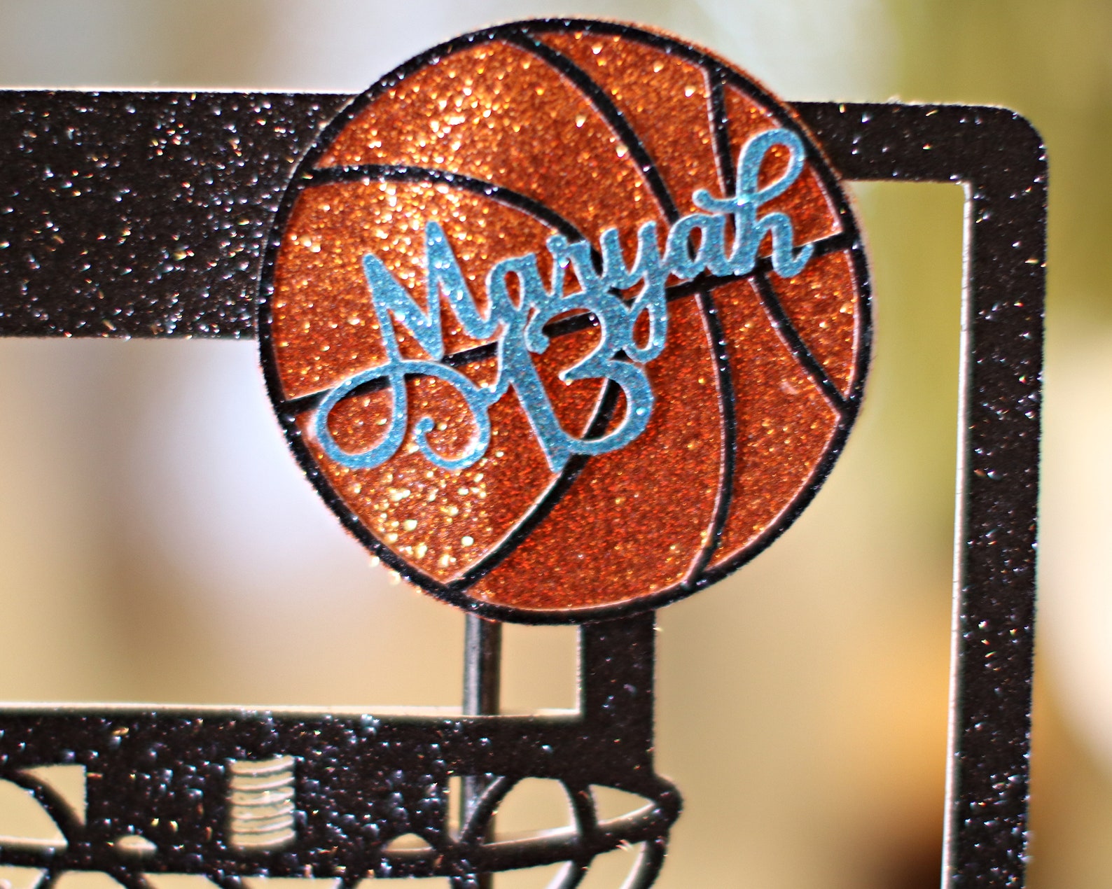 Basketball Cake Topper Basketball Party Decorations Etsy