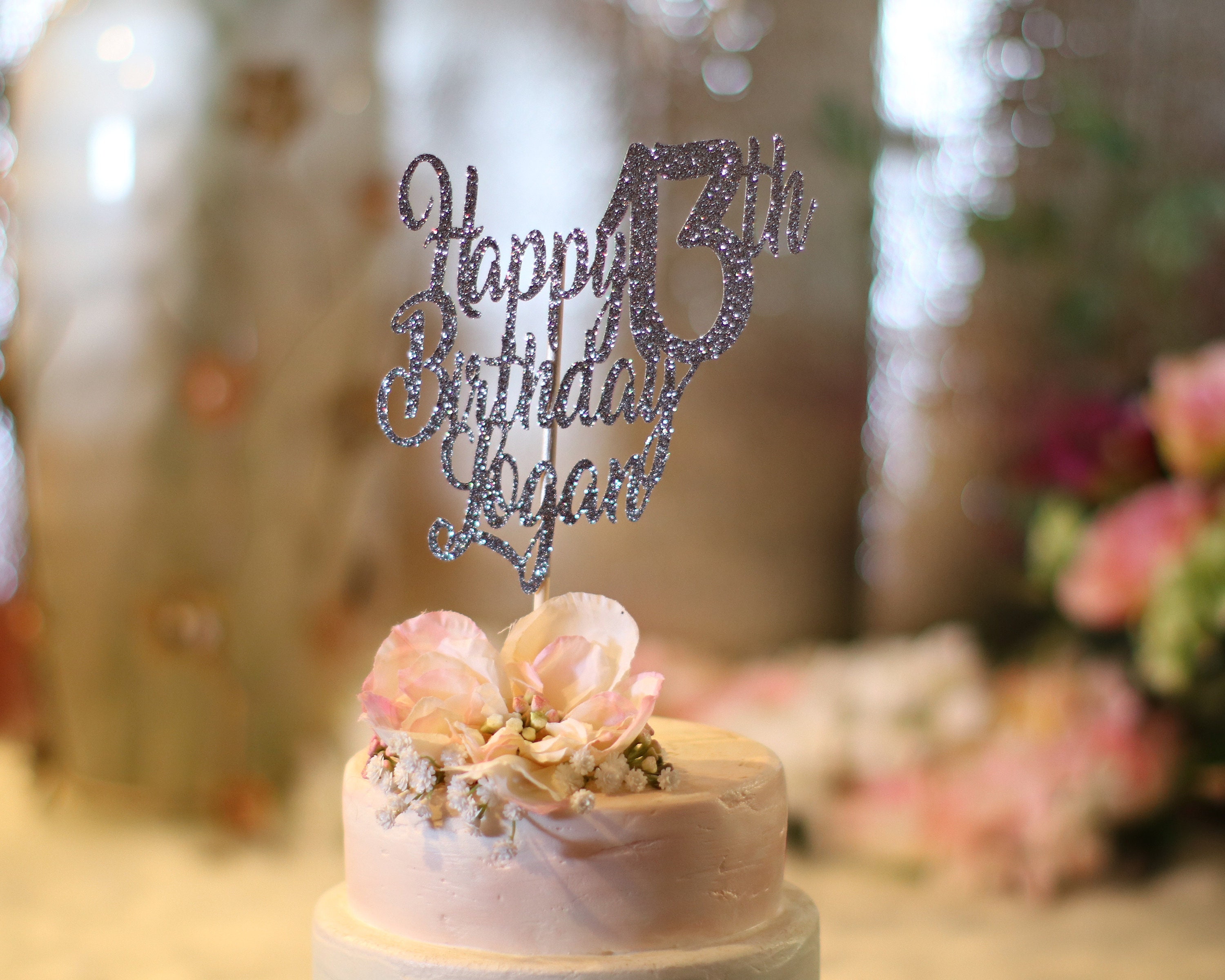 Wooden Personalised Custom 13th Birthday Cake Topper Party Decorations ANY NAME AGE 7th 10th 13th P1341 Wooden Personalised Custom 13th Birthday Cake Topper Party Decorations ANY NAME AGE 7th 10th 13th P1341
