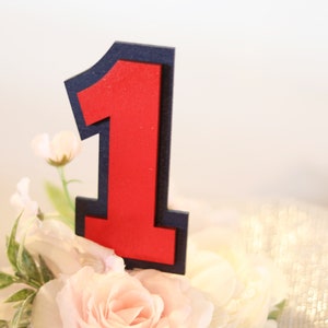 Number 1 Cake Topper First Birthday Party Wood Cake Topper - Etsy