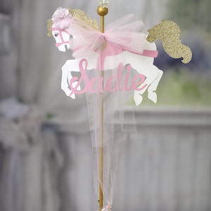 Carousel Party ~ Horse Carousel ~ Pastel Baby Shower ~ Birthday Party ~ Circus Theme ~ Carnival Decorations ~ Child Special Event ~ Naming