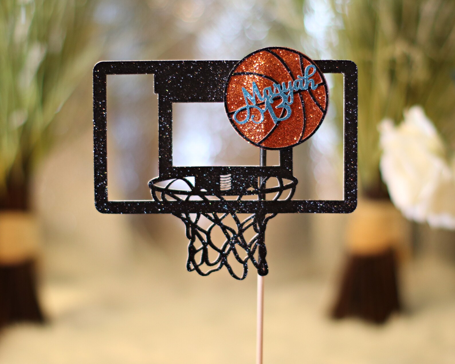 Basketball Hoop Happy Birthday Cake Topper Birthday T vrogue.co