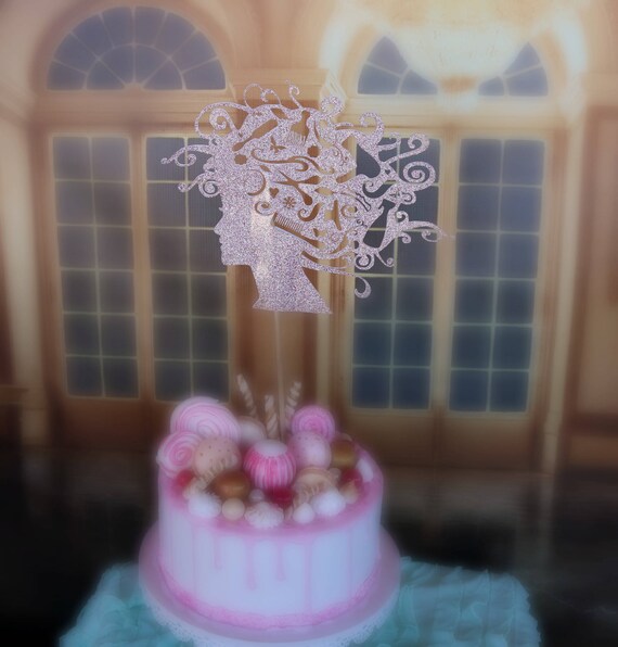 Hair Stylist Cake Topper Hair Dresser Hairdresser Etsy