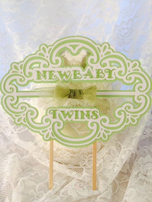 Twin Cake Topper Twin Baby Shower Twin Party Decorations Twin Twin Cake Topper Twin Baby Shower Twin Party Decorations Twin
