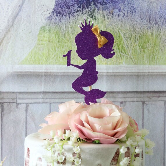 1er Anniversaire Sirene Gateau Nimporte Quelle Couleur De Etsy