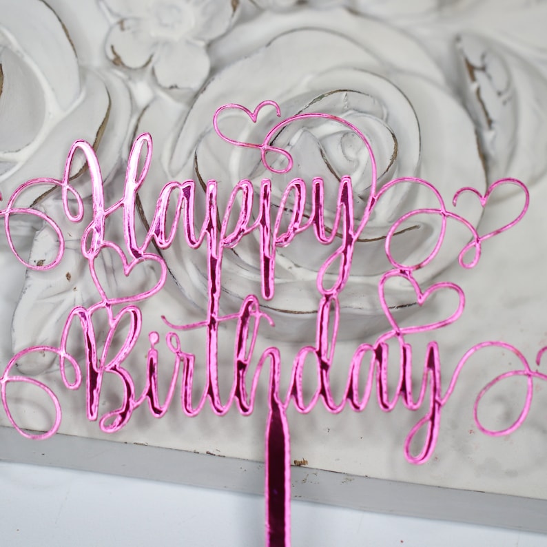 40th Birthday Party Birthday Party Supplies Adult 50th Birthday Decorations Birthday Cake Topper For Women Happy Birthday Cake Topper