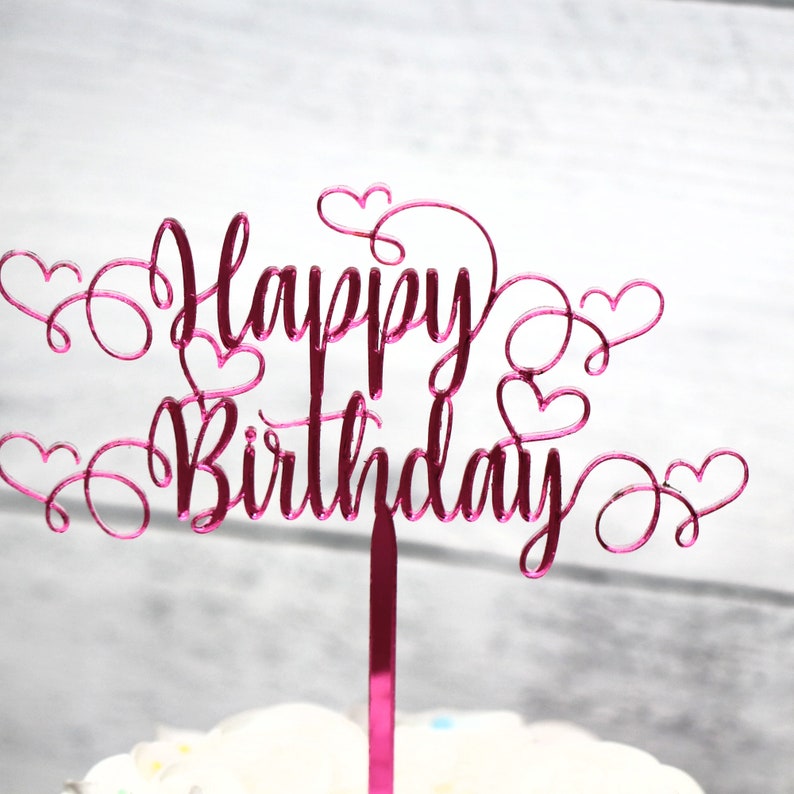 40th Birthday Party Birthday Party Supplies Adult 50th Birthday Decorations Birthday Cake Topper For Women Happy Birthday Cake Topper