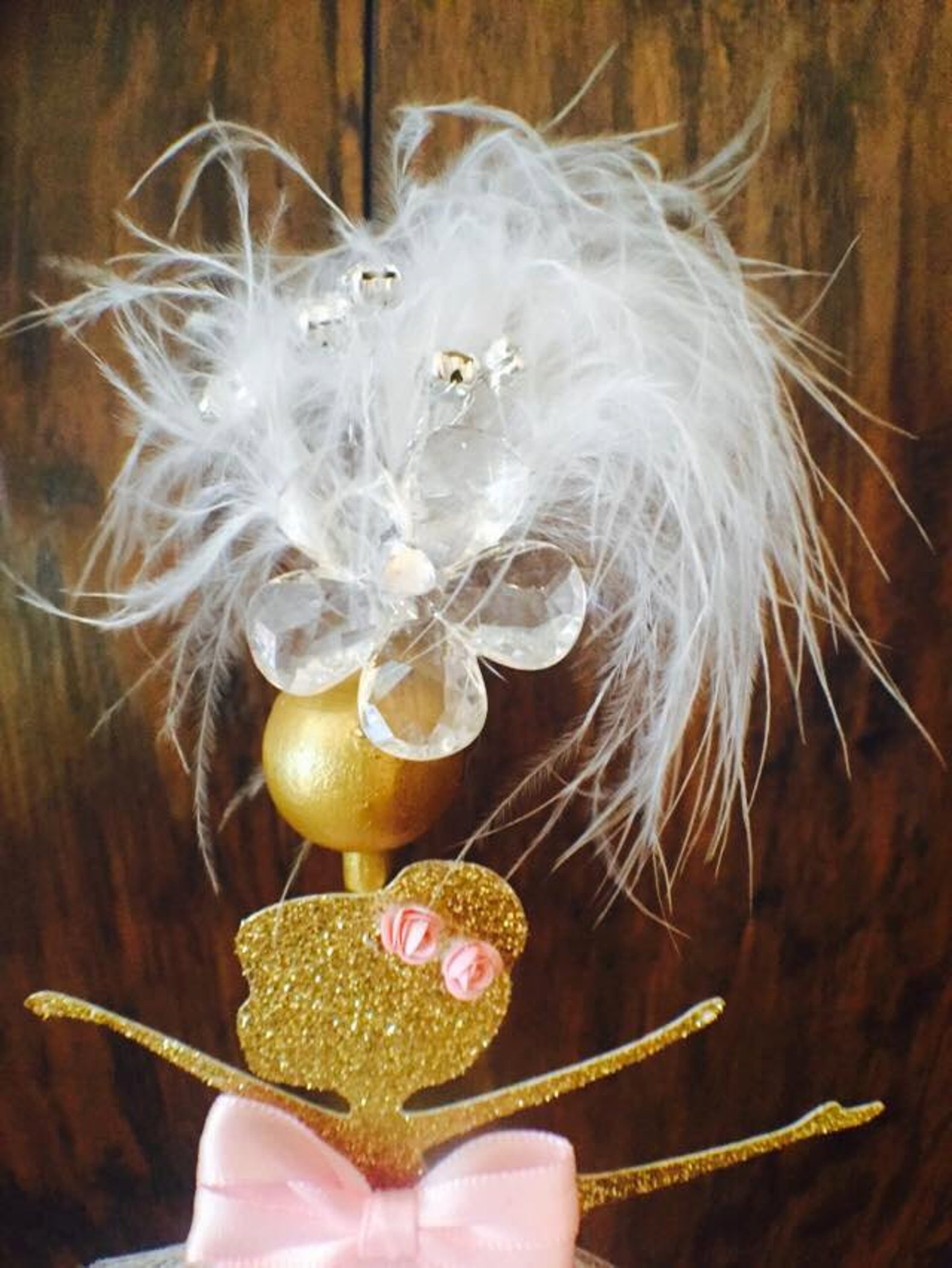 ballerina cake topper - ballet cake topper - ballerina party decorations - ballet party decorations - slippers - little ballerin