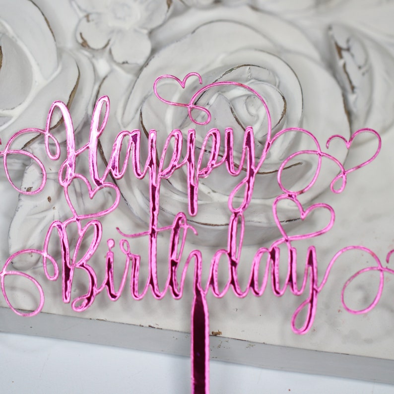 40th Birthday Party Birthday Party Supplies Adult 50th Birthday Decorations Birthday Cake Topper For Women Happy Birthday Cake Topper