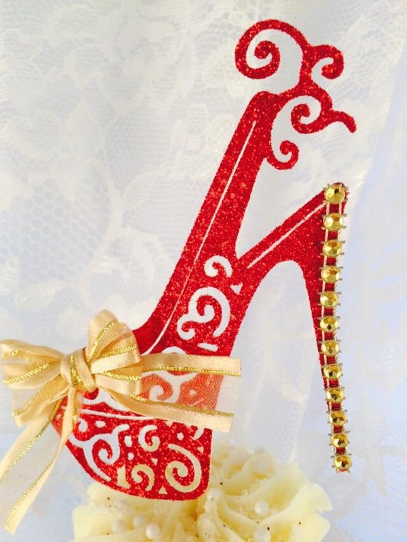 High Heels Cake Topper High Heels Party Decorations High Etsy