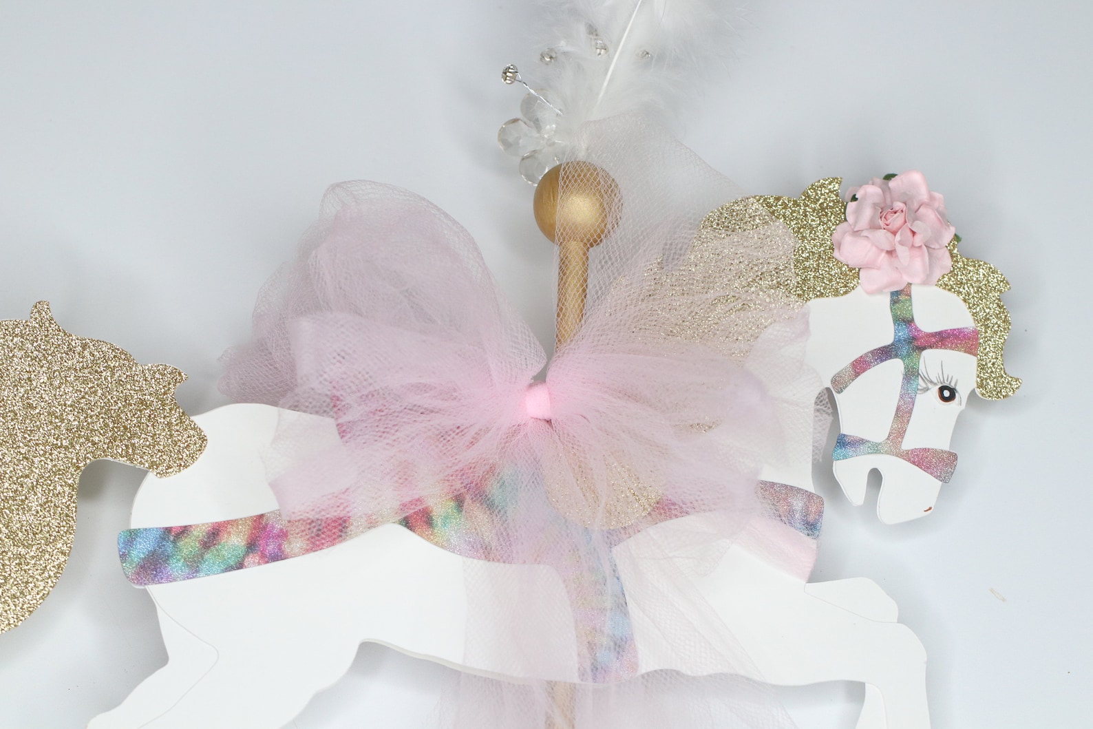 Carousel Horse Baby Shower Centerpiece Girl Etsy