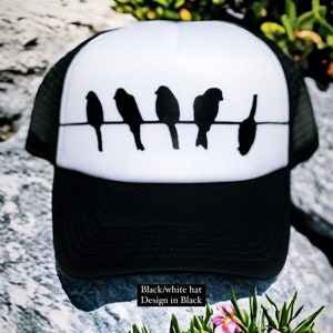 Etsy pick, gift for her, gift idea, bird lover gift, custom trucker hat, unique gift for her, gift for kids, gift idea for mom, trucker hats