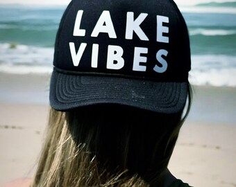 Lake Vibes Hat: Summer Beach Life Snapback