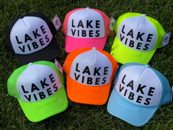 Lake Vibes, Lake Life Hat, Lake Life Trucker Hat, Lake Life