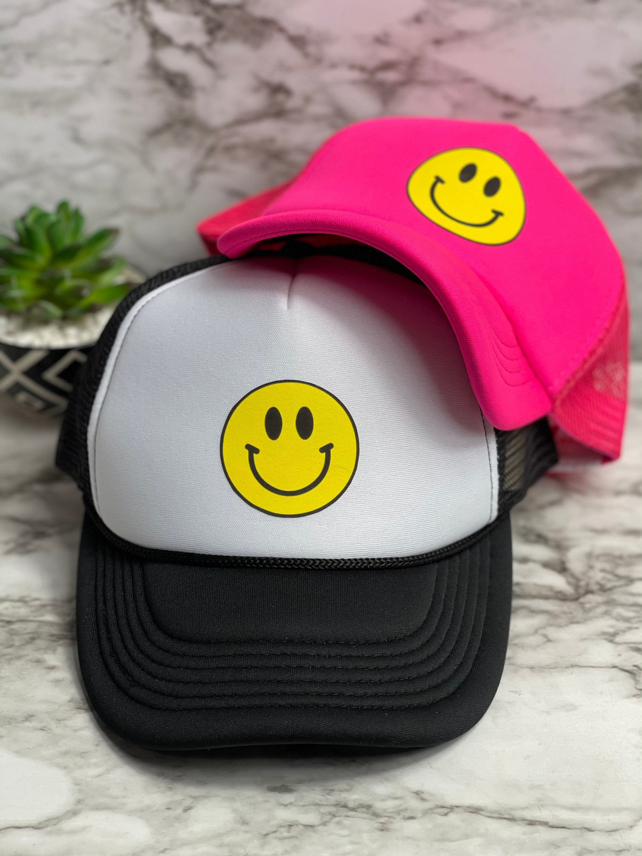 Happy Hat Happy Fashion Smile Hat Smiley Face Hat Smiley Etsy UK