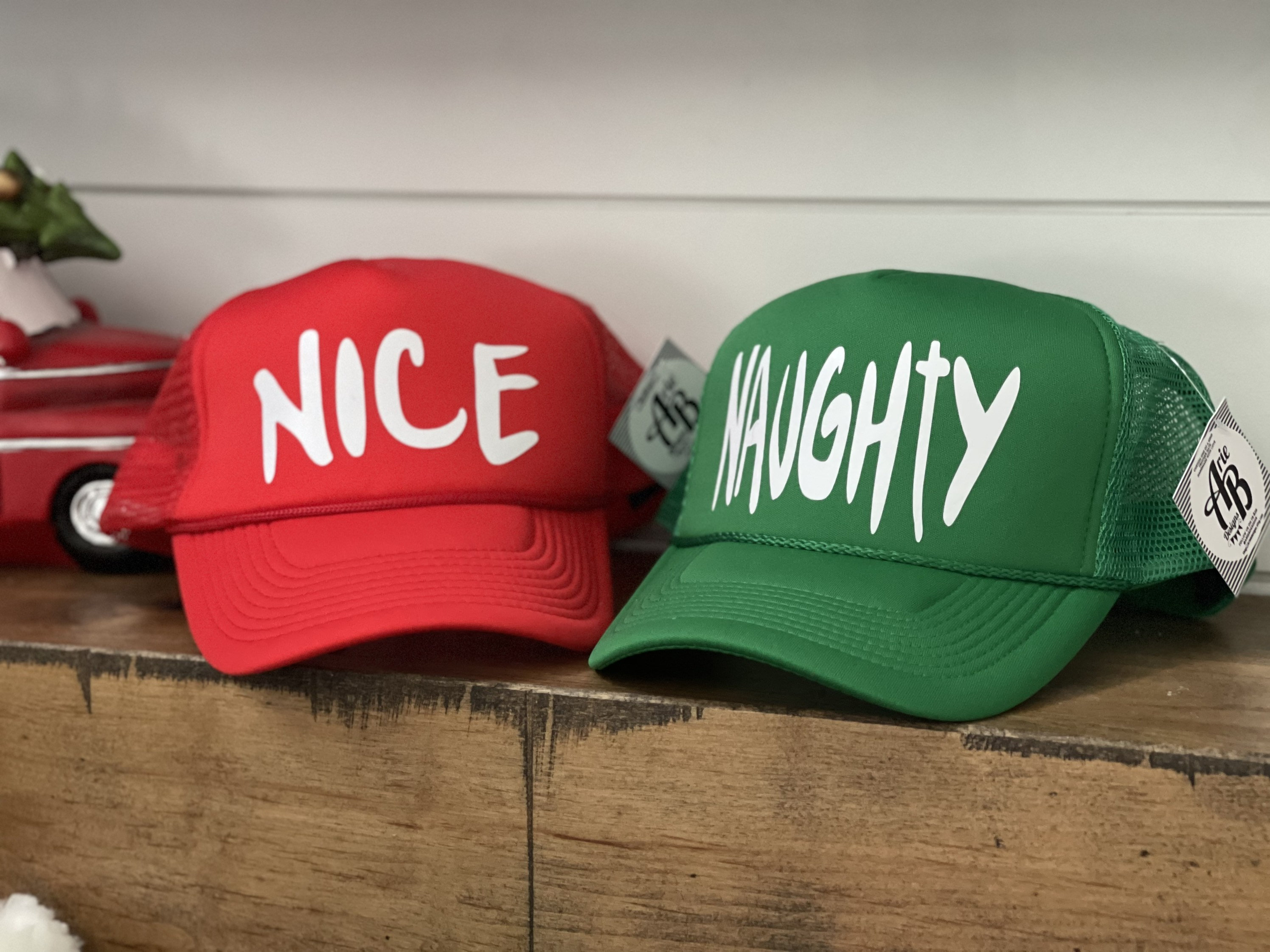 Naughty or Nice Christmas Hat, Custom Party Hat - Etsy display picture 1