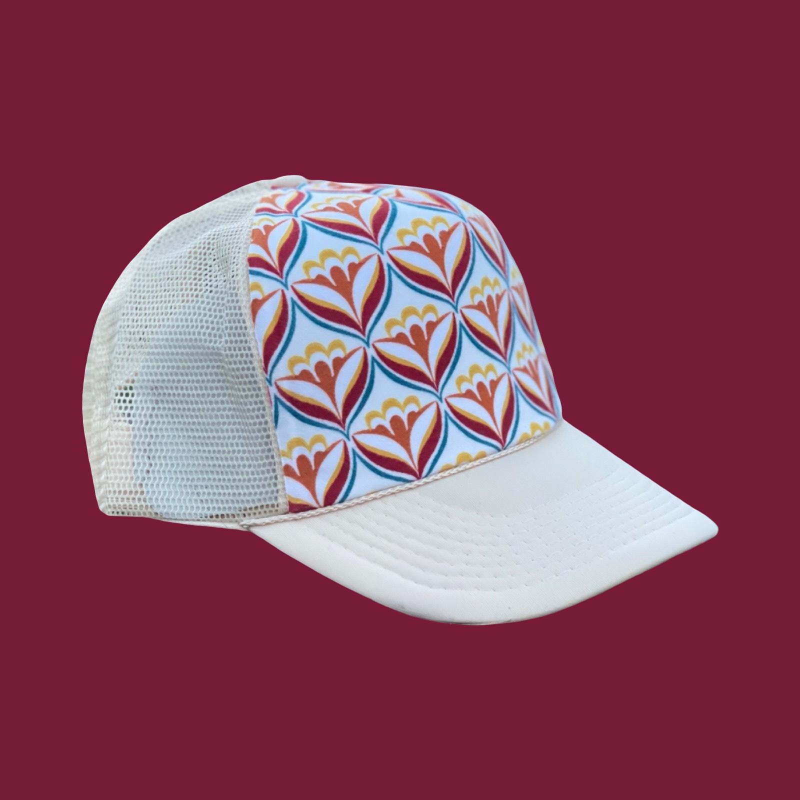 Floral Trucker Hat: Women
