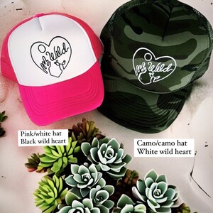 Heart hat, heart trucker hat, cute trucker hat, trucker hat, womens hat, womens trucker hat, kids trucker hat, gift for her image 4