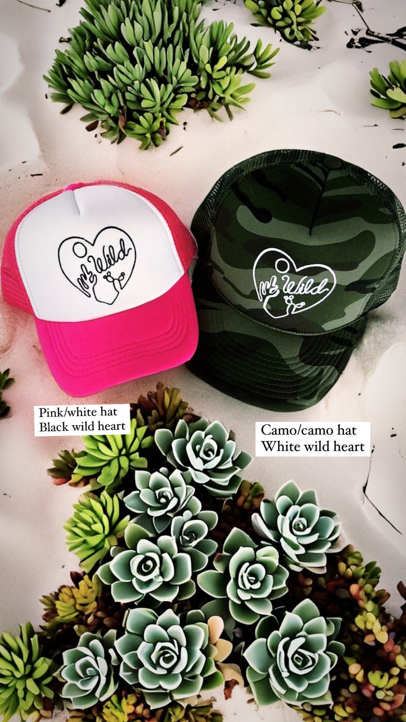 Heart hat, heart trucker hat, cute trucker hat, trucker hat, womens hat, womens trucker hat, kids trucker hat, gift for her image 4