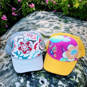Floral hat, cute flora hat, floral trucker hat, floral fashion, floral crown, floral snapback, cute womens hat