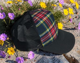 Plaid Trucker Hat: Fall Fashion, Custom Made
