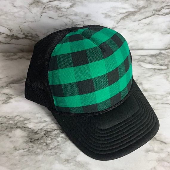 Green Buffalo Plaid Buffalo Plaid Hat 