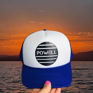Lake Powell, chapeau Lake Powell, Lake Powell Utah, Chapeau Utah, Casquette Trucker Utah, Beau, Utah fashion, Lake Powell Fashion