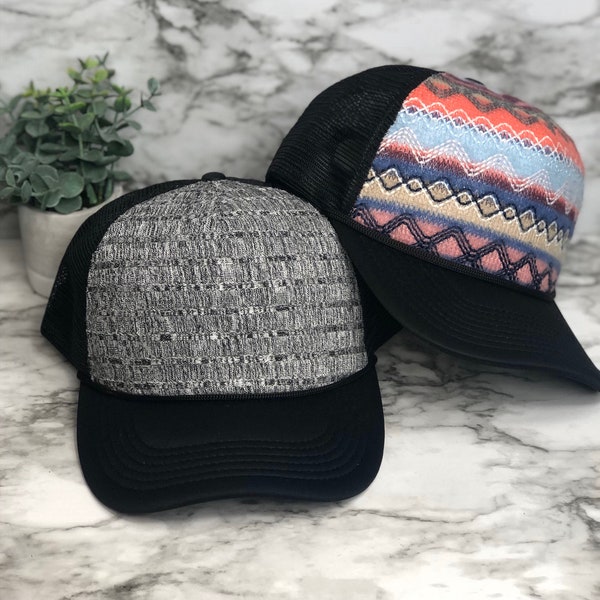 Trucker hat, gift for her, gift for him, kids gift idea, gift under 25, gifts under 25, Aztec hat, Aztec fashion, women’s fashion, mens hat