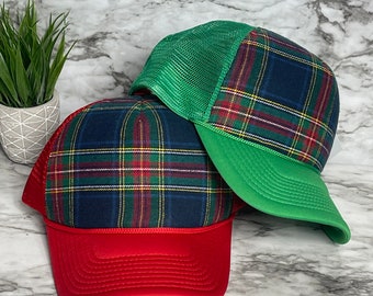 Verify size before ordering!Flannel trucker hat for him or her. SnapBack, one size fits all. Great for teens and adults! Best seller!