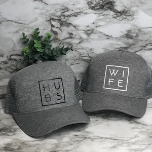 Heather gray hat, hubs, wife, hubs and wife, wifey, wifey fashion, wifey hat, wife hat, hubs gift, husband gift, wifey gift image 5