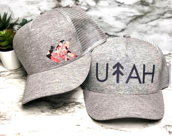 Utah, utah hat, utah fashion, mom life, mom fashion, ArieBdesigns, momlife trucker hat, mama trucker hat, #momlife, mom life fashion