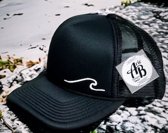 Cappello da camionista Wave: moda da spiaggia e oceano