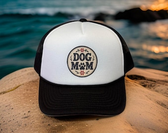 Dog Mom Trucker Hat: Animal Lover Gift
