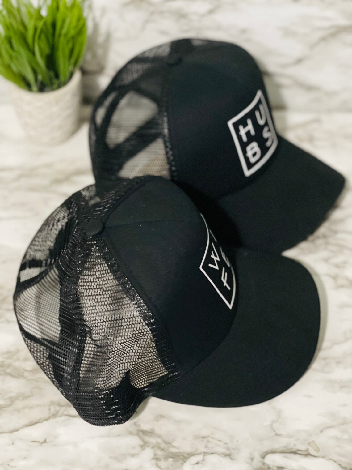 Wedding Hats Hubs Wife Hubs and Wife Wifey Wifey Fashion Etsy