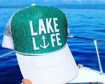 Lake Life Anchor Trucker Hat: Custom Fit, Made to Order