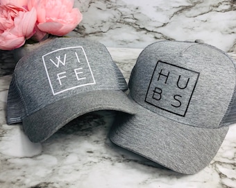 Heather gray hat, hubs, wife, hubs and wife, wifey, wifey fashion, wifey hat, wife hat, hubs gift, husband gift, wifey gift