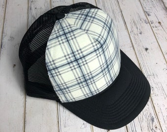 Custom Made-to-Order Plaid Flannel Hat