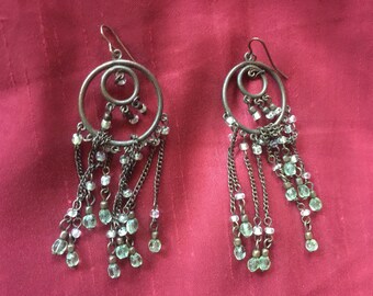 Bohemian Style Drop Dangle Earrings Tassel Baking Varnish Fringe Earring Gift LD