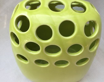 Items Similar To Vintage Deer Vase Green Deer Vase Rectangle