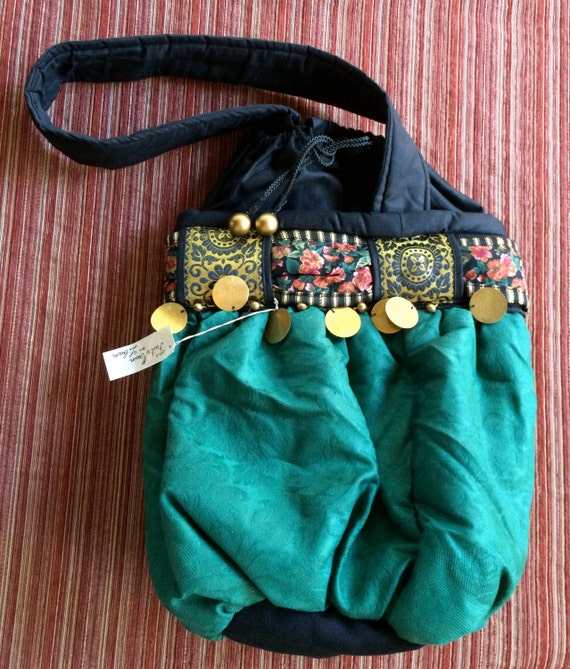 SIlk Purse, Multi-color Purse, Embellished Purse, 