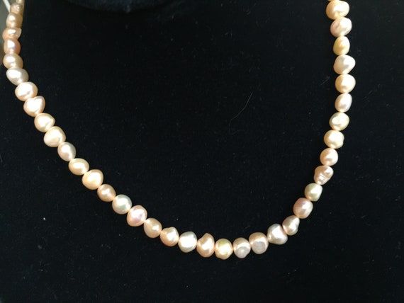 Pearl Necklace, Pink Bead, Pink Necklace, Freshwa… - image 5