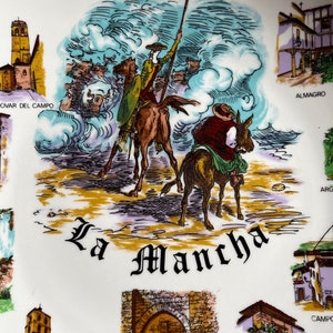 Spain Plate, Art Plate, Collectible Plate, Kitchen Art, Spanish Kitchen, Kitchen Decor, Spanish Decor, La Mancha, Spain Gift, Spanish Gift