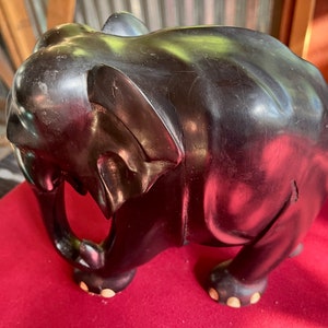 Elephant Sculpture, Elephant Art, Elephant Decor, Wildlife Art, Wood Art, Animal Art, Animal Sculpture, Animal Decor, Exotic Sculpture