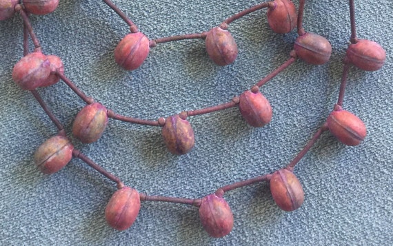 Pastel Boho Necklace, Lavender Necklace, Pastel Ne