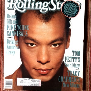 Fine Young Cannibals, Music Magazine, Music Collectible, Young Cannibals Art, Pop Star, Rolling Stone Magazine, 80s Magazine, Issue 562