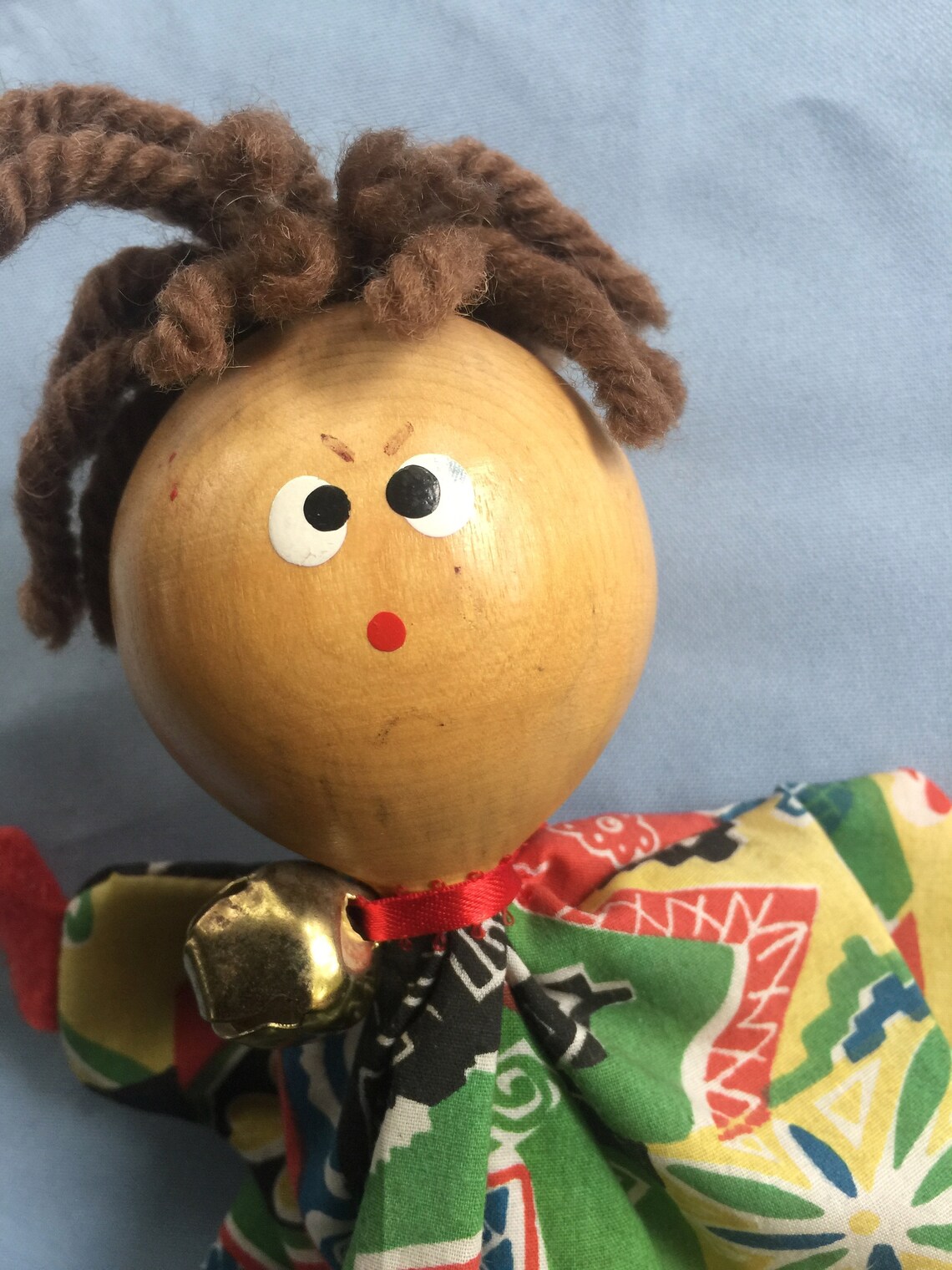 Clown Puppet Hand Puppet Wood Puppet 50s Puppet Pinocchio | Etsy